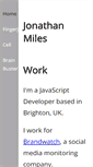Mobile Screenshot of jonmiles.co.uk